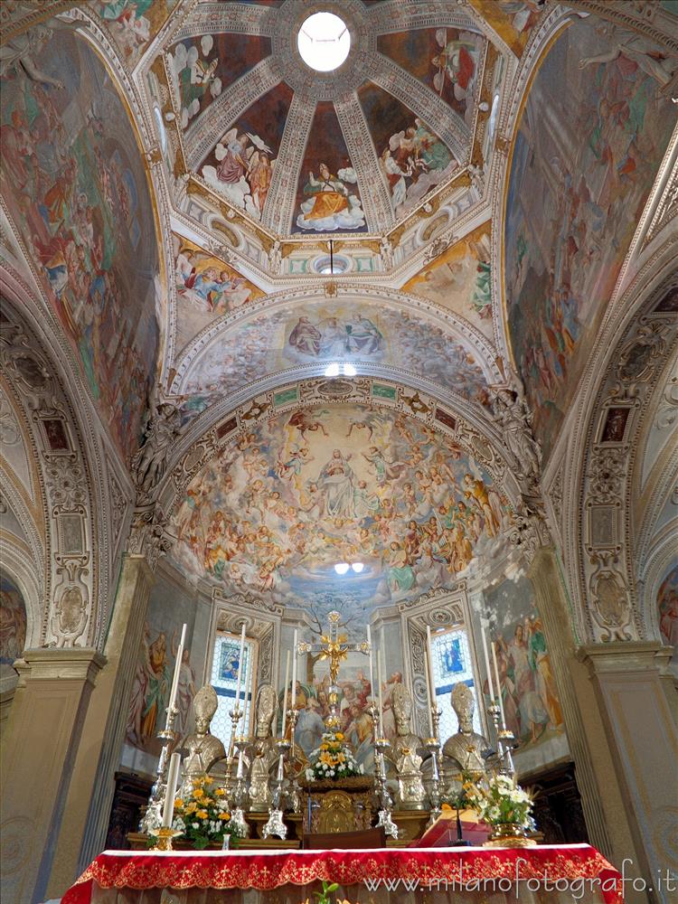 Pallanza frazione di Verbano-Cusio-Ossola (Verbano-Cusio-Ossola, Italy) - Central apse and dome of the Church of the Madonna di Campagna